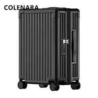 COLENARA Luggage Travel Bag 20"24 Inch PC Boarding Box men's Trolley Case Lightweight Expandable Handheld Travel Suitcase 3