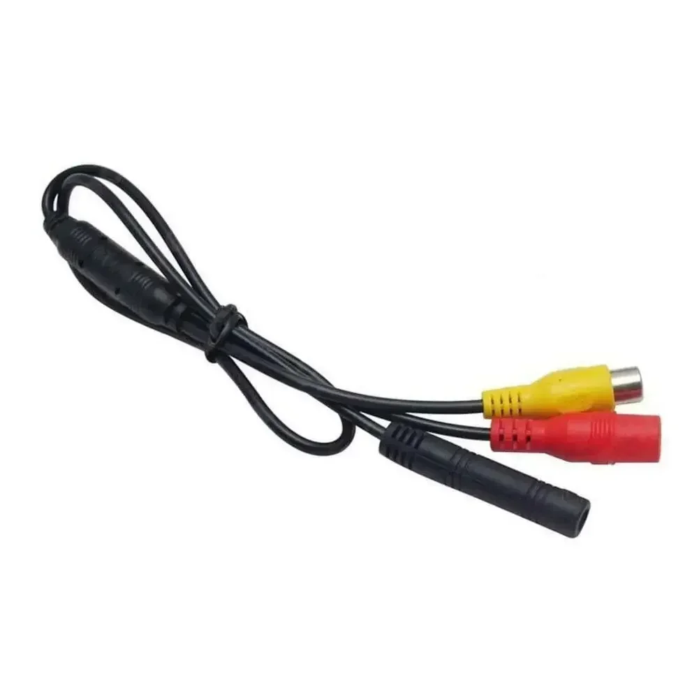 Camera Signal Harness Adapter Wire Harness Camera Signal Harness 4-Pin Adapter Connector Male To CVBS RCA Female Reverse Camera