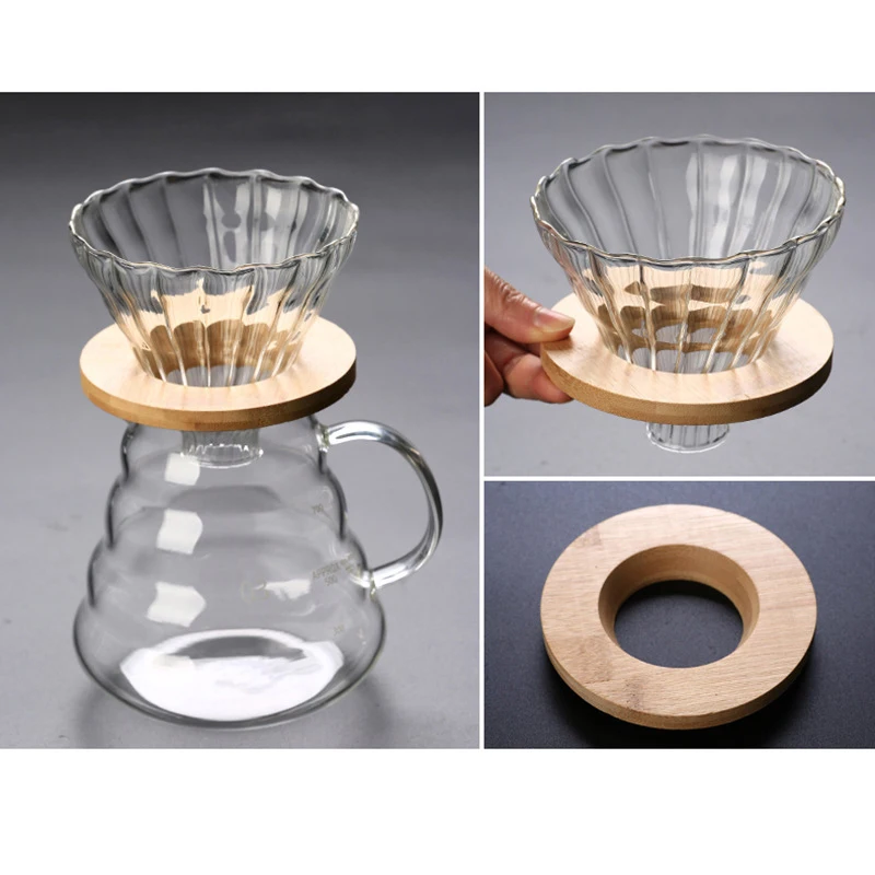 Coffee Pot 300/500/700ml coffee maker,coffee pot,coffee kettle Glass With Filter Drip Brewing Hot Brewer Cloud Shaped Kettle Coffee Brewer Utensils Clear Teapot
