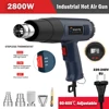 2800W Construction Thermal Dryer 220V Heat Guns Soldering Tool Temperature Adjustable Revair Hair Dryer Shrinking Wrapping Tools 1