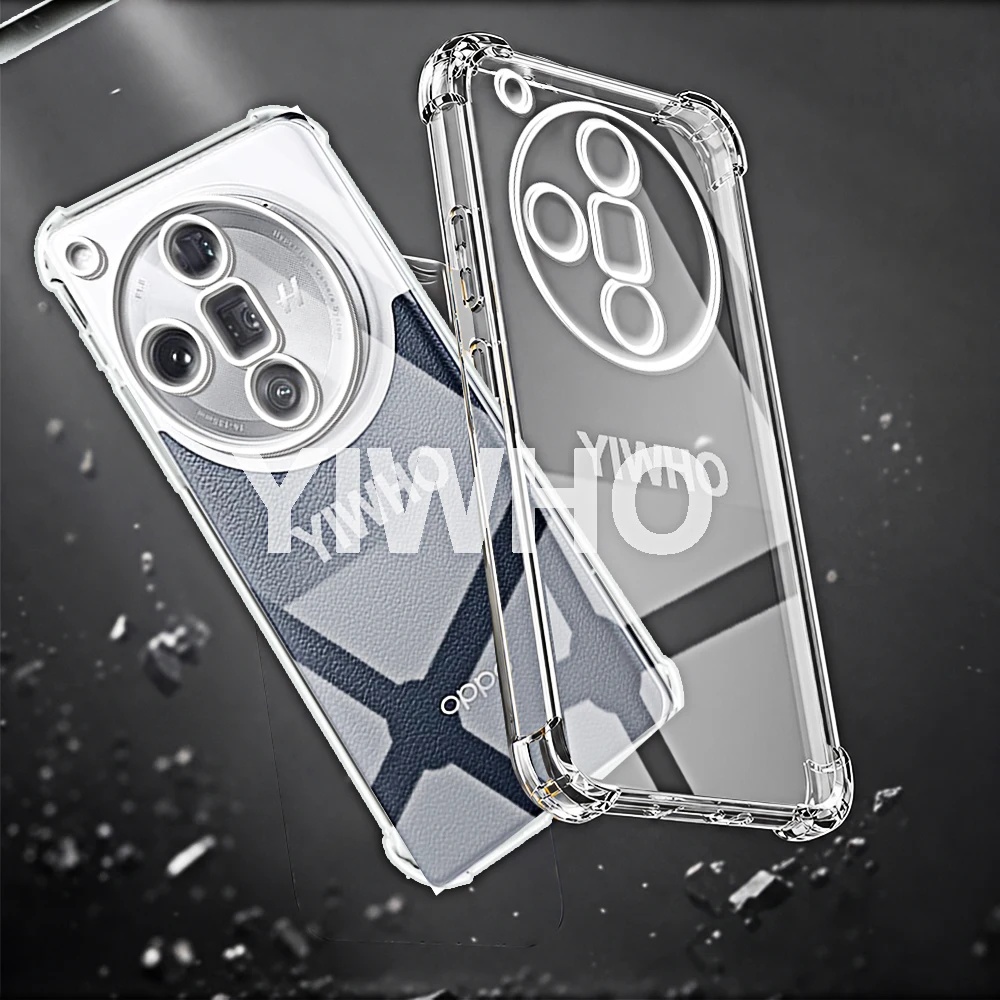 Transparent Shockproof TPU Phone Case - Full Protective Clear Back Cover