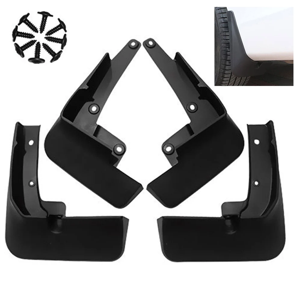 

Car Mud Flaps 4Pcs Accessories Black Brand New Guards High Quality Mudguard EVA Plastic For Outback 2020-2022 SUV