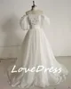 Customized Boho Off The Shoulder Princess Wedding Dress Sweetheart Appliqued Puff Sleeves Bride Dress A-Line Backless Bride Gown 5