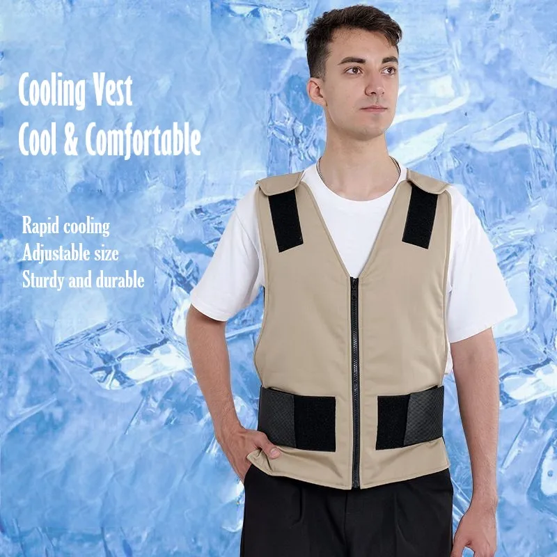 

Cooling Vest Work Clothes Refrigeration Ice Pack Vest Outdoor Protective Clothing Summer Heat Prevention Outdoor Cooling