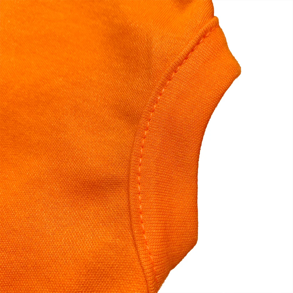 T-shirt pour chien orange imprimé Hairmes - 2025 - Doglovedesign : Vêtement et accessoires pour chiens