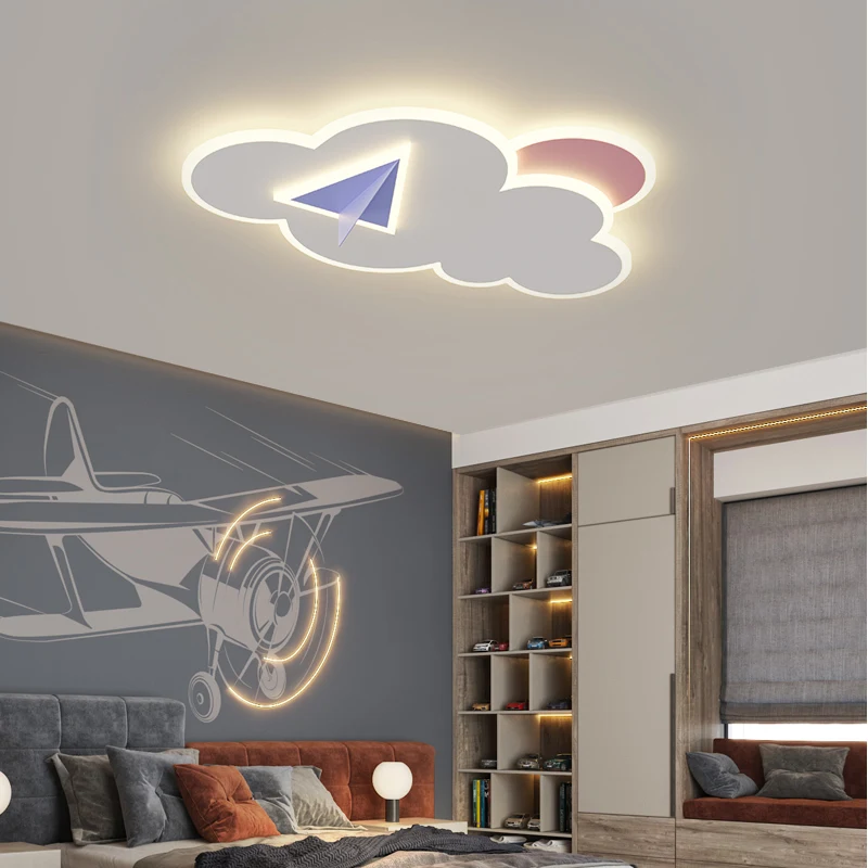 

Modern And Cute LED Ceiling Lamp Three-color Cloud Ceiling Lamp Living Room Bedroom Children's Room Decorative Lamps