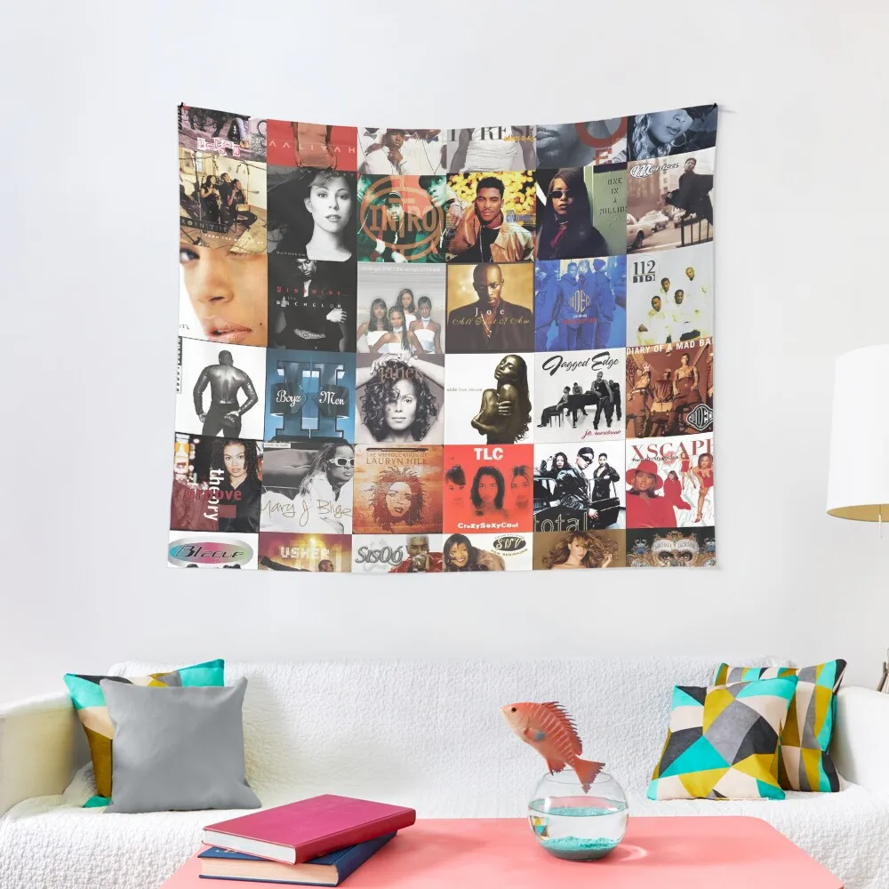 

HISTORY 90s RNB - HOME DECOR Tapestry Home Decorating Room Decor Aesthetic Tapestry