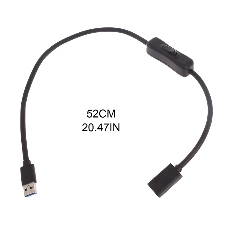 USB Extension Cable with Data/Charge Sync Switch