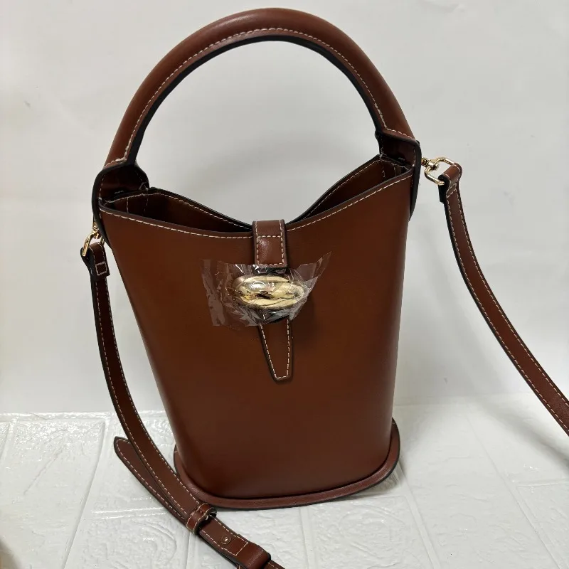 Fashionable Bucket Bag Women's Crossbody Phone Bag Simple High  Aesthetic Single Shoulder Crossbody Bag Versatile Stylish New