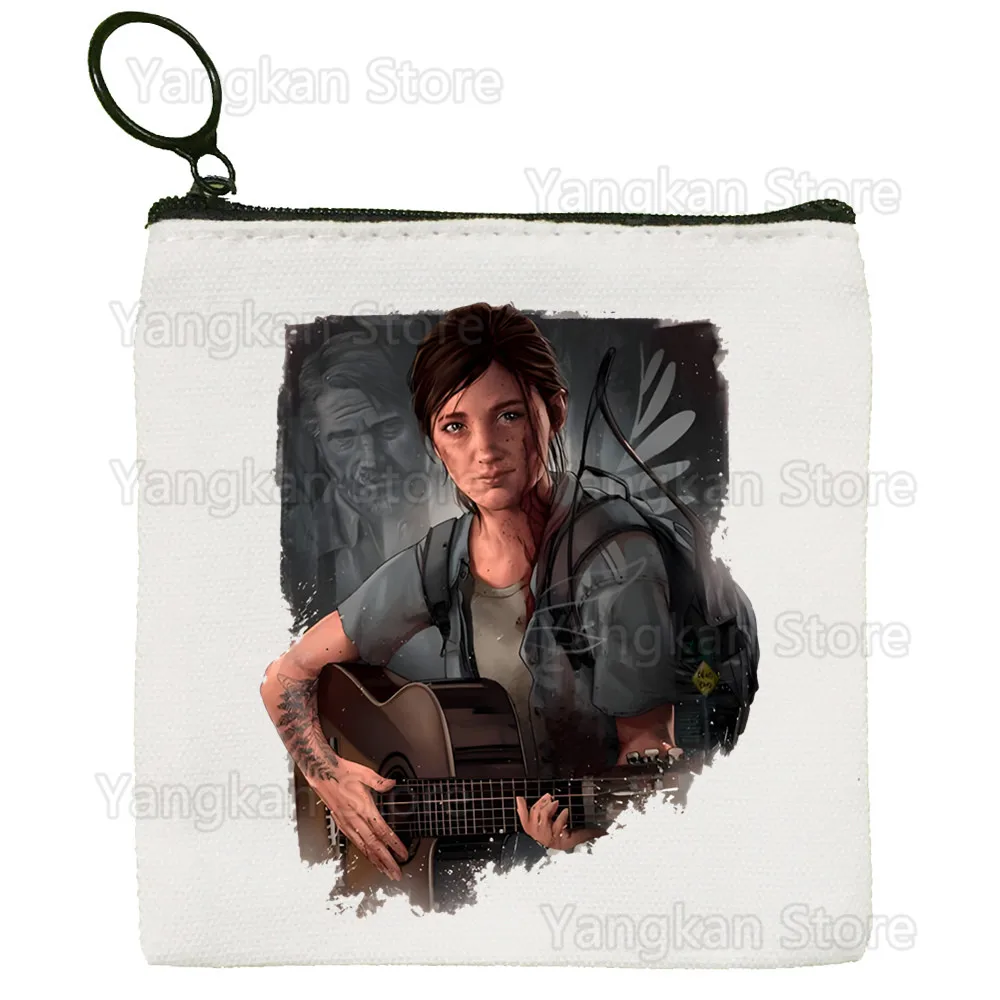 Coin purse coin wallet Fireflies The Last Of Us Canvas Coin Purse Key Case Lady Bag Coin Storage Bag