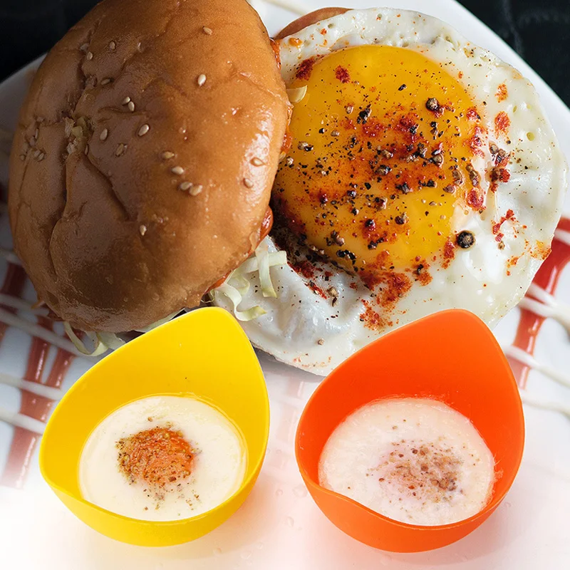 Orange Poached Egg Maker/ Poached Egg Cooker 