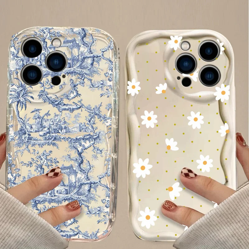 Simple Daisy Flower Design Phone Case Cover