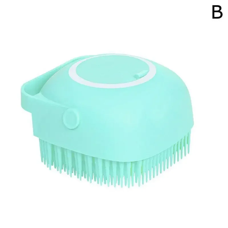 Bath Brush With Hook Soft Silicone Baby Showers Cleaning Mud Dirt Remover Massage Back Scrub Showers Bubble Non-toxic Brushes 5