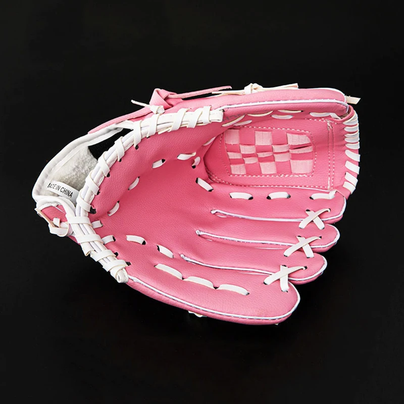Baseball Batting Gloves For Children And Teenagers Thick PU Imitation Cowhide Adults Softball Gloves Pitchers Outdoor