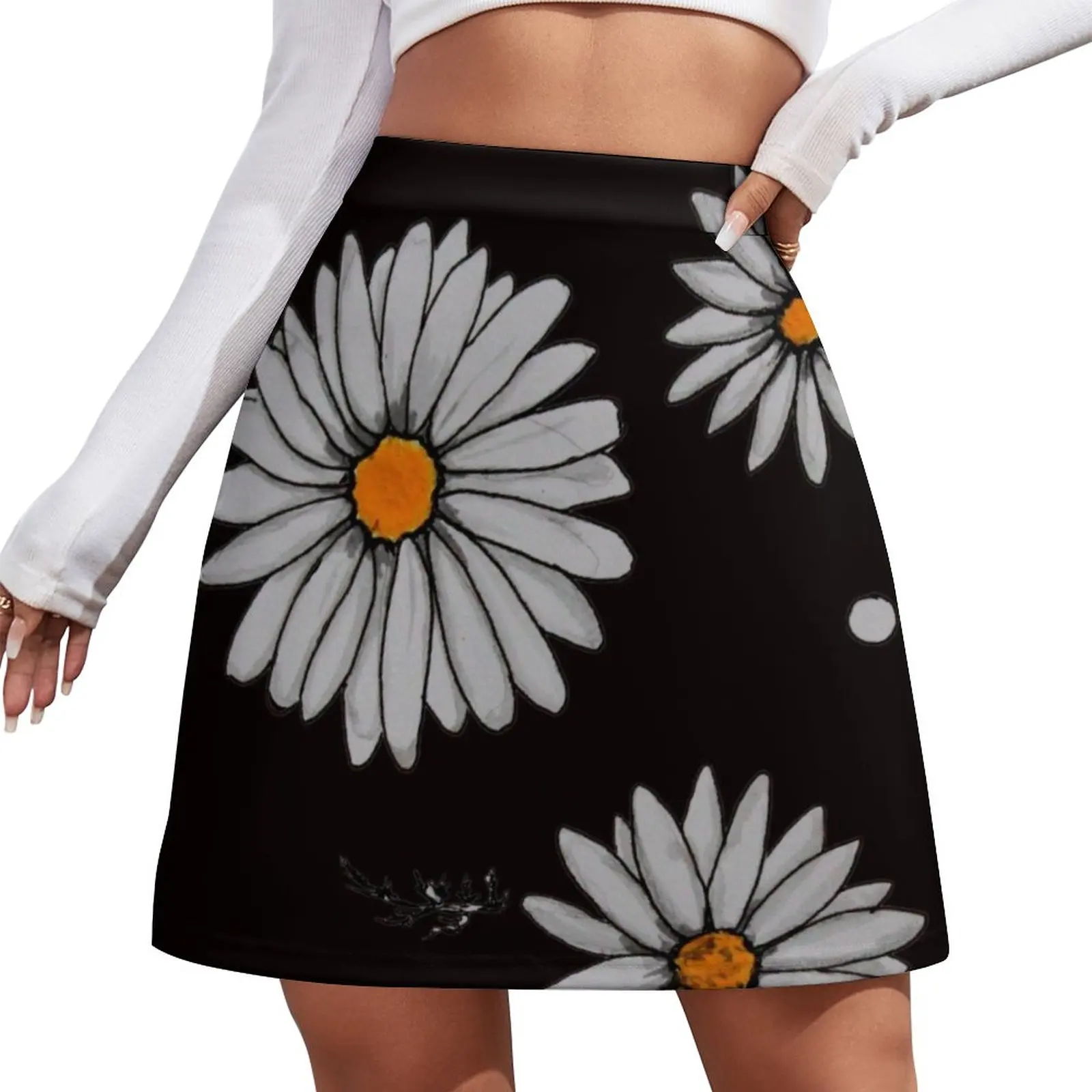 Daisy Train Mini Skirt womens clothing Womens dresses new in external clothes skirt women