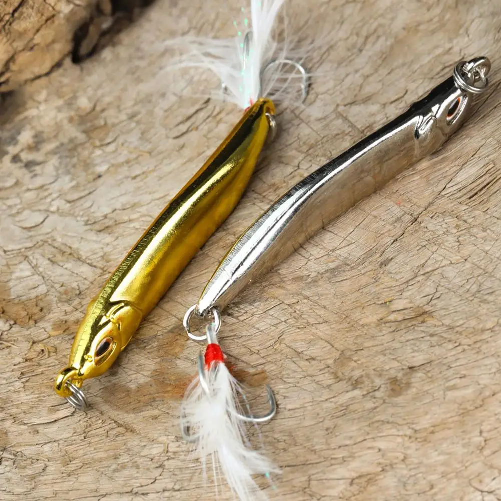 1pc Lure Fake Bait 7g/10g/15g/20g Aluminum Alloy Fishing Jigging Baits