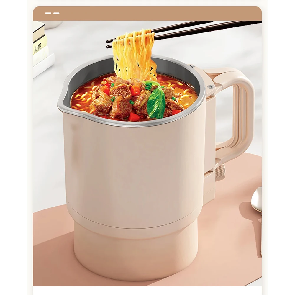 800ML Folding Portable Electric Water Multi-function Handheld Electric Water Electric Thermos Bottle Tourist Kettles For Travel 2