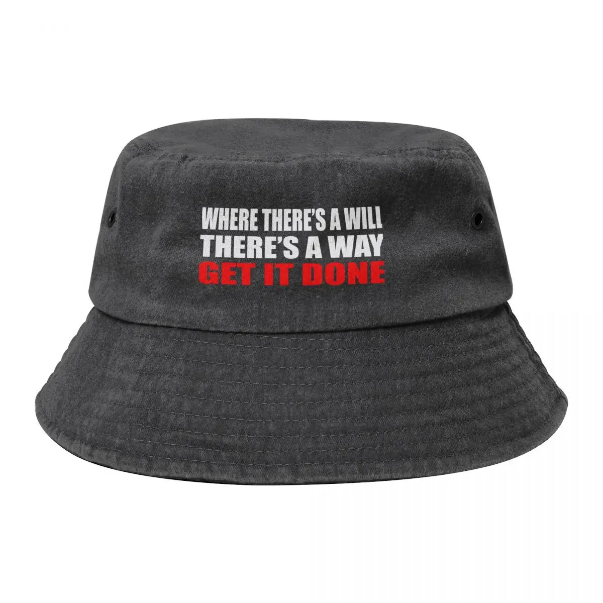 Where there’s a will, there’s a wayGet it done Bucket Hat foam party Hat Kids Hat Girl'S Hats Men's