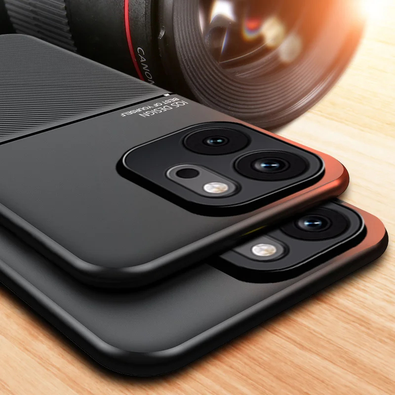 Luxury Magnetic Holder Phone Case with Soft Leather Cover - Premium Protection