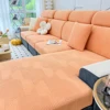 Sofa Seat Cushion Cover for Living Room Jacquard Thicken Stretch Removable Washable Sofa Cover Pets Kids Furniture Protector 4