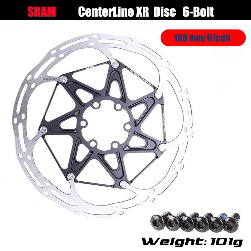 未走行 SRAM CENTERLINE 200mm 6ボルト ローター 2枚 SRAM CenterLine Disc Brake Rotor - 200mm, 6-Bolt, 1.85mm