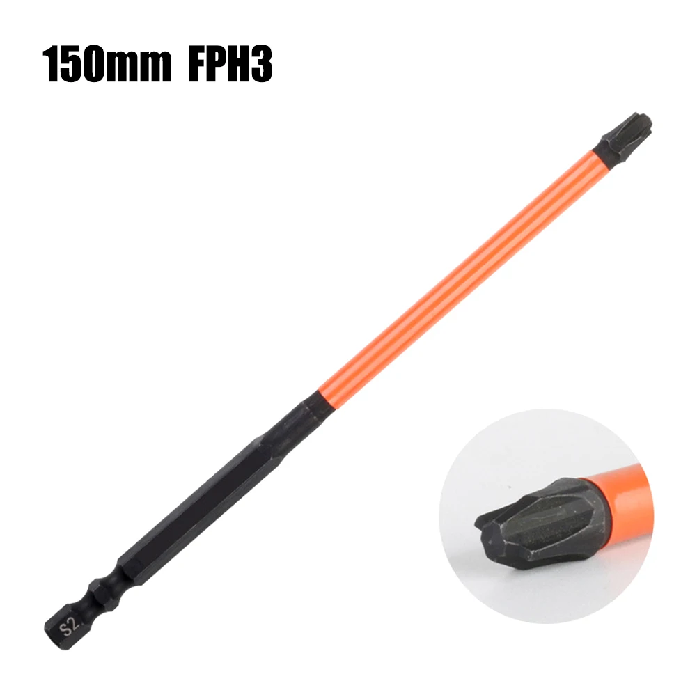

High Quality 1 Set Screwdriver Bit Screwdriver Alloy Steel Cross Screwdriver Bit Length 150mm For Socket Switch