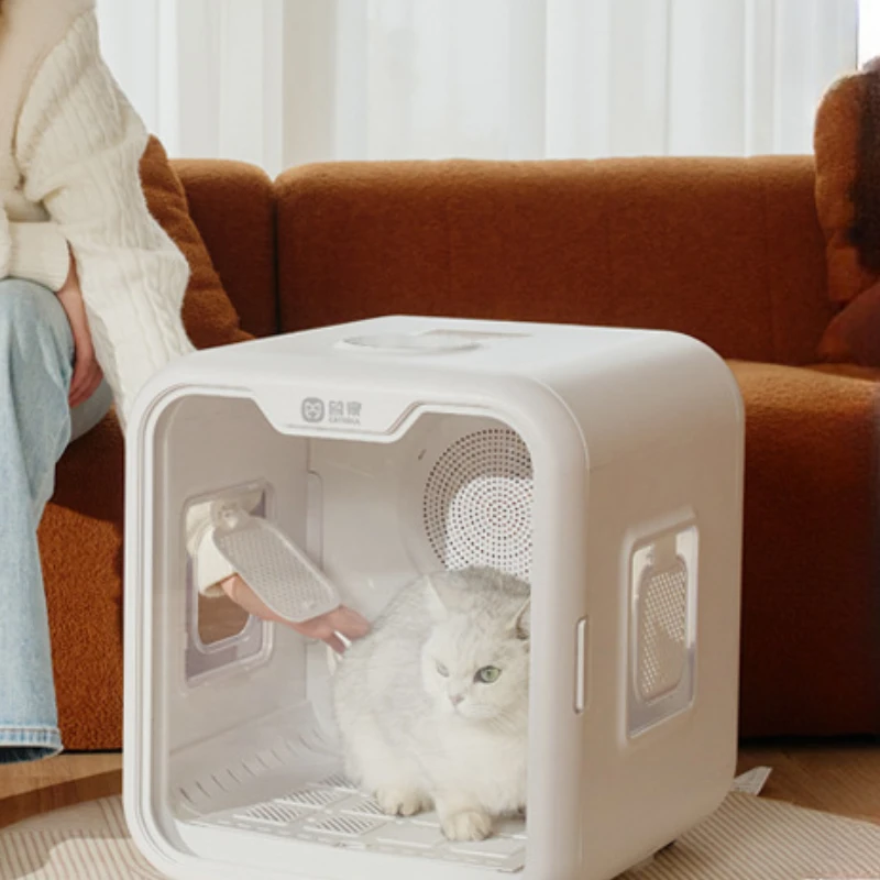 Large Capacity Smart Pet Drying Box Home Use Silent Pet Drying Box Suitable for Cats and Puppies Portable Smart Dryer