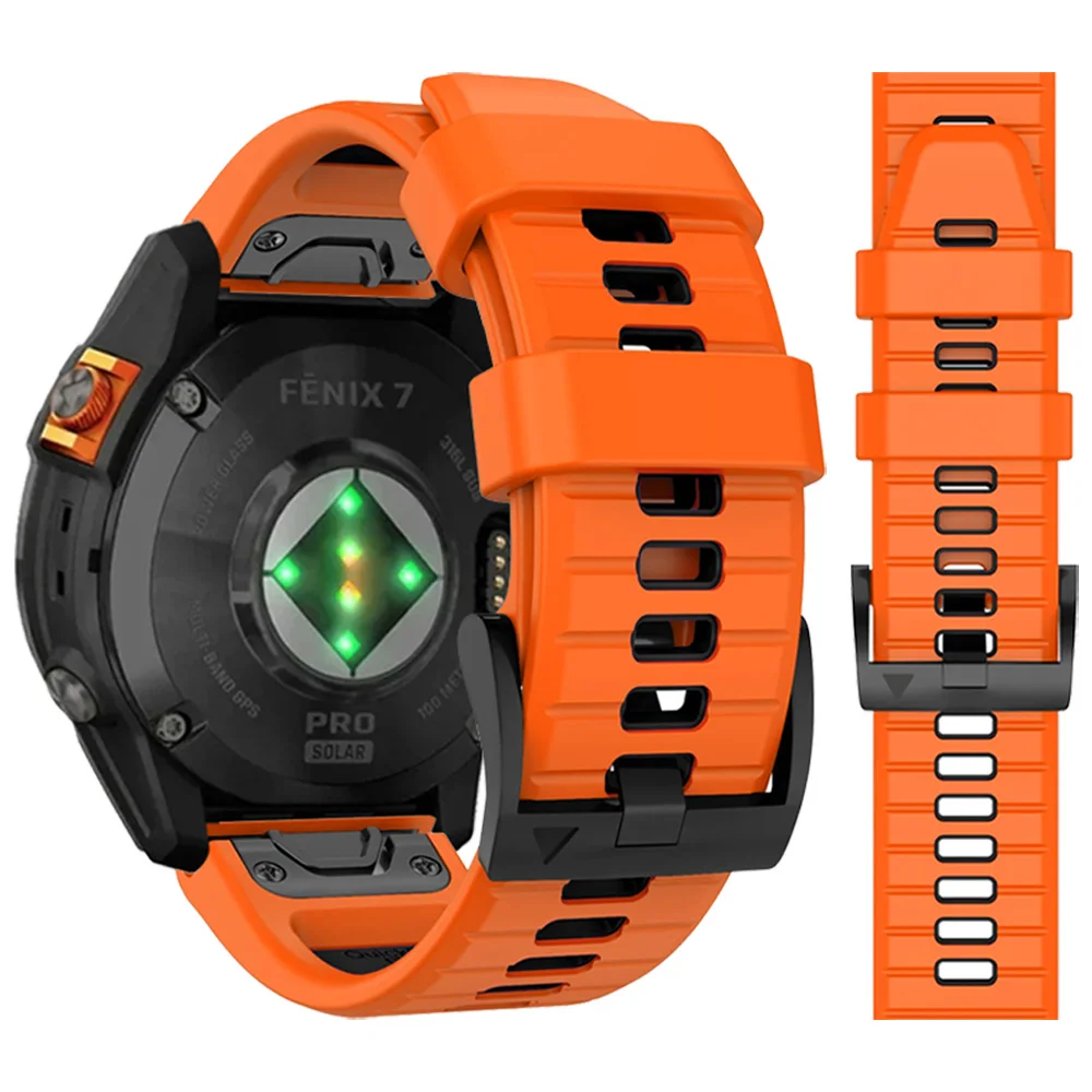 Cinturini Quickfit 22Mm 26Mm Per Garmin Descent Mk3I 51Mm Mk2/1 Band Per Garmin Enduro 2 Marq/Epix Gen 2 Cinturini Sportivi In Silicone