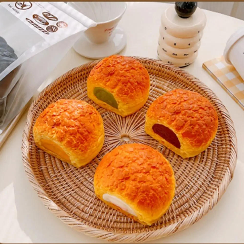 Ins Bread Bread Slow Rebound Toy Donuts PU Squeeze Dessert Toy Soft Large Puff Slow Rebound Toy Kids Gift