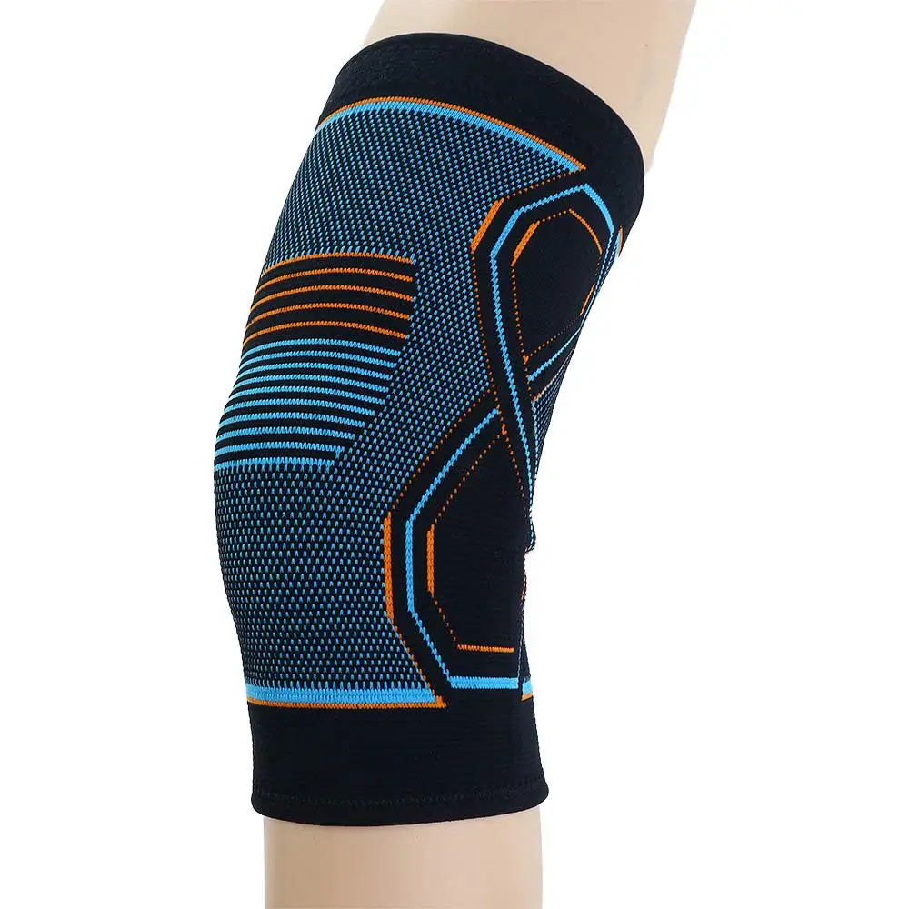 

Men Women Adult Gym Bodybuilding Nylon Fitness Relief Workout Knee Support Compression Knee Brace Knitted Knee Sleeve Knee Pads