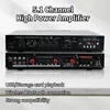 5.1 Channel High Power Amplifier Super Bass Rate Stage Home Theater Bluetooth Radio Amplifier Black 5.1 Channel High Power Amplifier Super Bass Rate Stage Home Theater Bluetooth Radio Amplifier Black