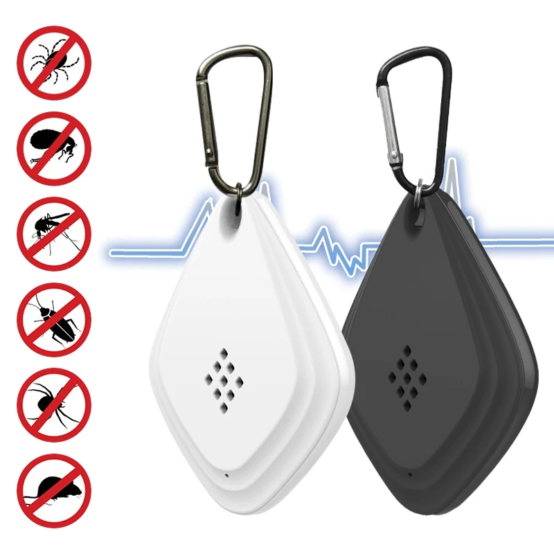 USB 전자 초음파 해충 방충제, 어린이 애완 동물용 곤충 파리 퇴치기, 야외 바퀴벌레 방제, 여름 캠핑 