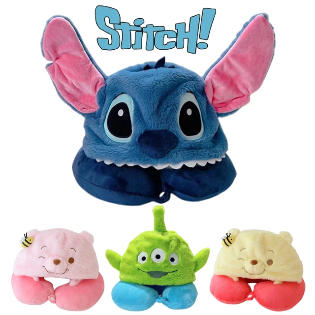 Disney Stitch Travel Neck Pillow Hoodie, Blue – The Pink a la Mode