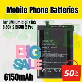Batteria di Ricambio 6150mAh per UMI Umidigi X10S BISON 2 BISON 2 Pro, Batterie per Cellulari