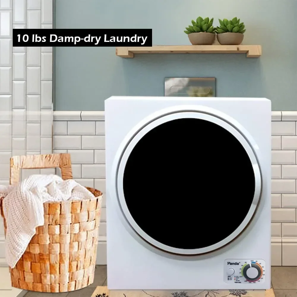 Compact Dryer 1.8 cu. ft. Portable Clothes Dryers with Exhaust Duct with  Stainless Steel Liner Four Function Small Dryer Machine - AliExpress