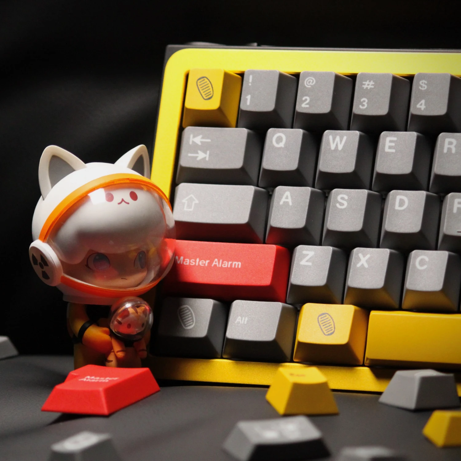 Колпачки для механической игровой клавиатуры GMKY с Лунными клавишами Cherry PBT