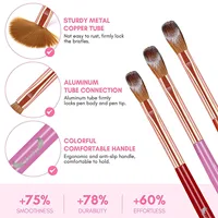 9 Pcs Speciality Acrylic Nail Brush Set   Acrylic Nail Brushes for Acrylic Application 2