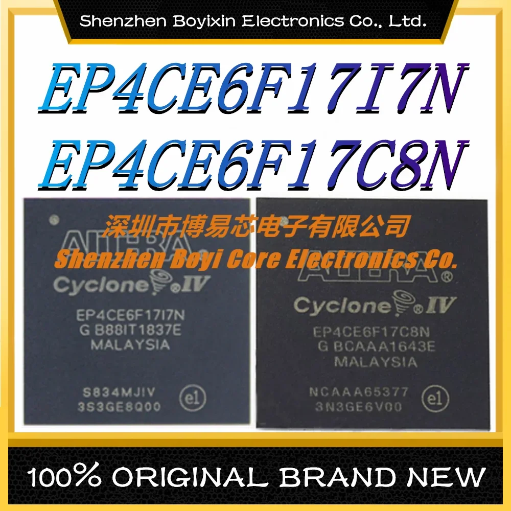 EP4CE6F17I7N EP4CE6F17C8N Package: FBGA-256 Brand New Original Genuine Programmable Logic Device (CPLD/FPGA) IC Chip 5pcs pic12f510 i ms pic12f510 i pic12f510 f510 smd msop8 mcu chip ic 100% brand new genuine electronics