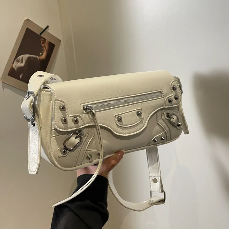 

Однотонные повседневные сумки через плечо с внутренним отделением, Прошитые нитки, хит продаж 2024, сумки для женщин, квадратные женские Сумки из искусственной кожи на молнии