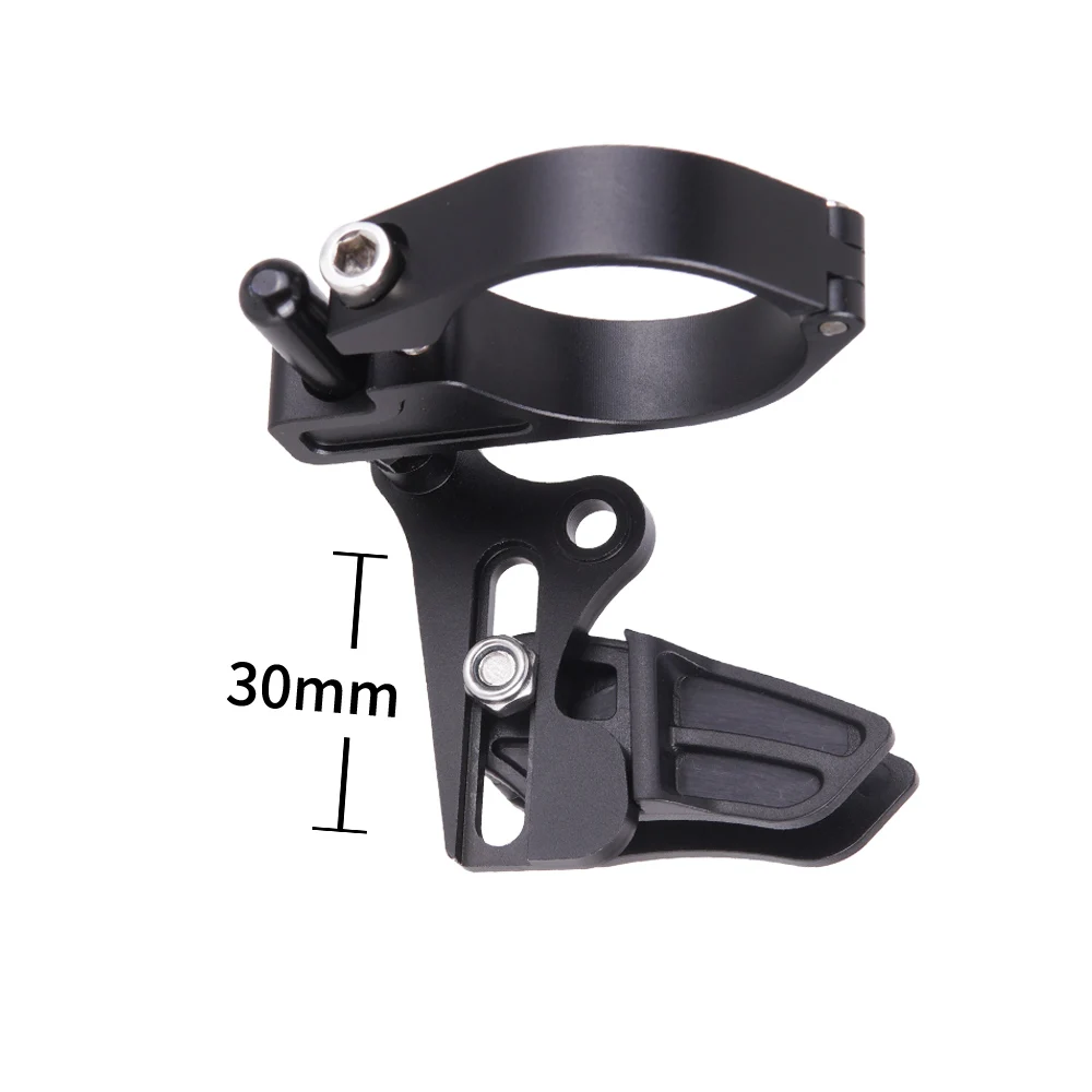 Bicycle Chain Guide ZTTO CG02 MTB Bicycle Chain Guide Drop Catcher 31.8 34.9 Clamp Mount Adjustable For Mountain Gravel Bike Single Disc 1X System