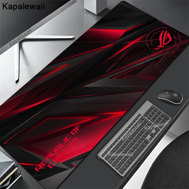 

ROG ASUS Xxl Gaming Mouse Pad Gamer Desk Mat Keyboard Pc Accessories Mousepad Mat Mause Pad Large Office Protector Mice Pads Rug