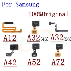 Fingerprint Sensor Scanner For Samsung Galaxy A12 A32 A42 A52 A72 4G 5G Touch ID Connect Home Button Flex Cable Parts
