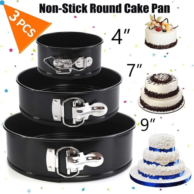 2pcs 9Inch Non-stick Springform Pan Set Round Cake Pan Cheesecake Bakeware  Tool