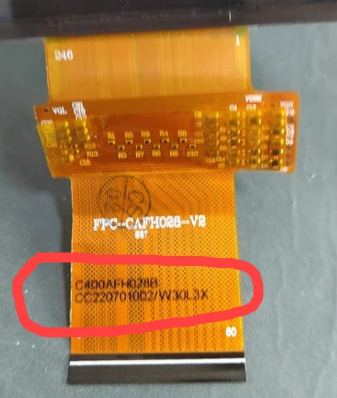 Projetor de Tela Lcd Display Led Fpc-cafh009-v1 C500afh022 Max C400afh028b C500afh014 C500afh09wt C400afh0288 Novo - Imagem 3