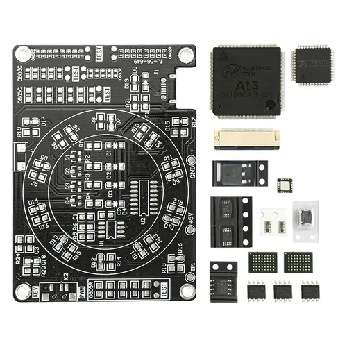 SMD Components Difficult Soldering Practice Board Kit SOP QFP/N BGA Double-sided SMT Soldering Skills Training image 6