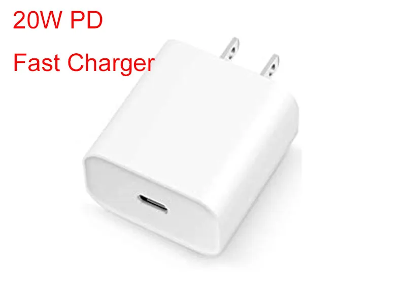 Для Apple PD 20 Вт USB-зарядний пристрій для телефону Швидкий зарядний пристрій для iPhone iPad Samsung OnePlus Настінний адаптер швидкого заряджання Кабель типу C Штекер ЄС/США