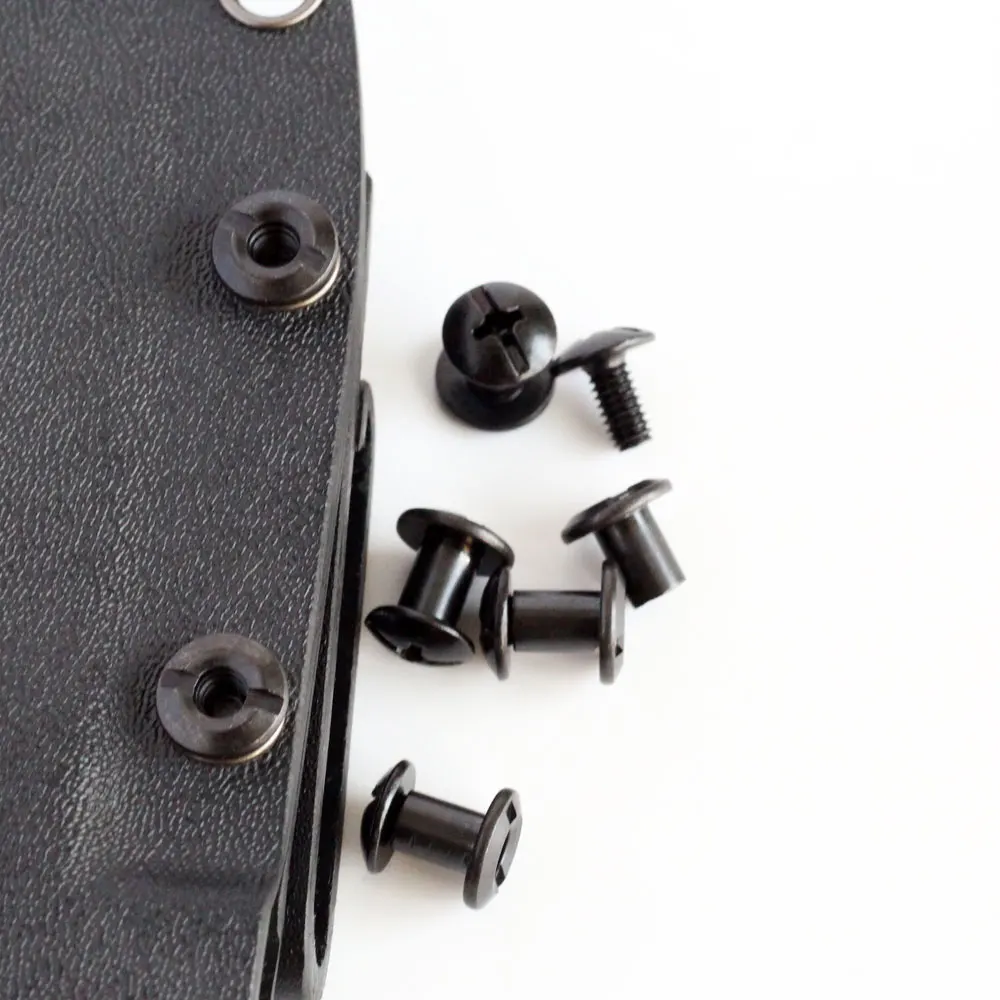 Tactical Chicago Screws Slotted Posts Cross Head M4 Screw DIY Kydex Leather Holster Sheath