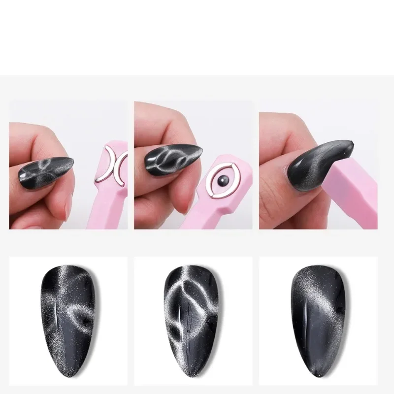 5 in 1 Manicure Cat Eye Magnet Multifunction Magnetic Gel Magnet Nail UV Polish Gel Pattern DIY Nail Salon Lodestone Tool magnetic nail art tools cat eye nail tool magnetic nail tools magnetic nail pen