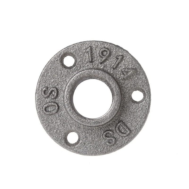 Flange piso maleável com rosca 3/4 acessórios para tubulação ferro, montagem na parede, preto, dropship