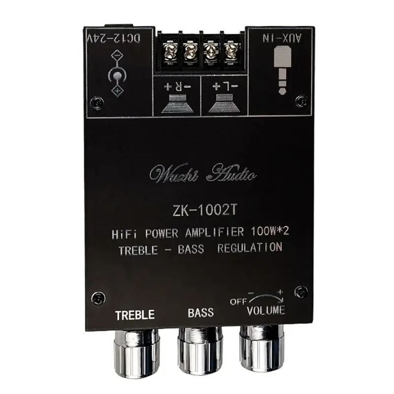 

ZK-1002T Bluetooth-compatible Treble and Bass Adjustment Subwoofer Amplifier